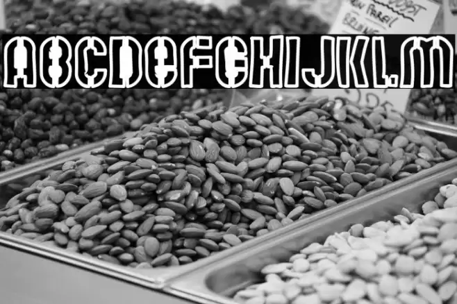 Mute Fruit Black Krash Font examples