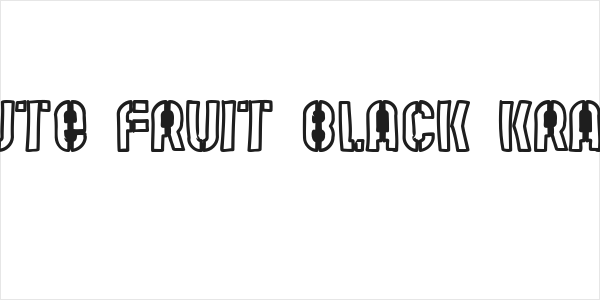 Mute Fruit Black Krash Logo