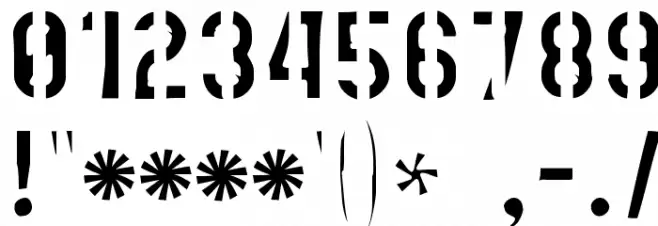 Mute Fruit Skimpy Krash Font OTHER CHARS