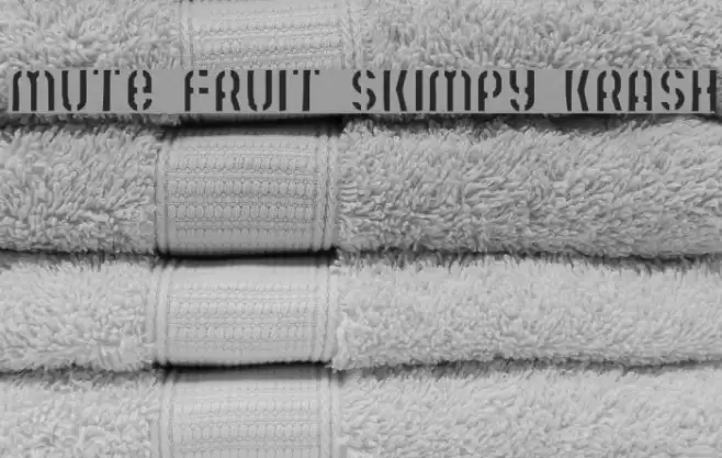 Mute Fruit Skimpy Krash Font examples