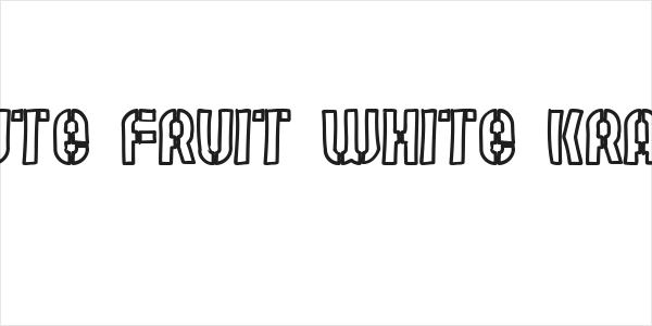 Mute Fruit White Krash Logo