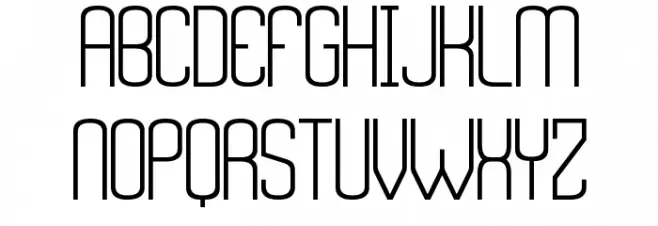 Mutenagen Light フォント 大文字