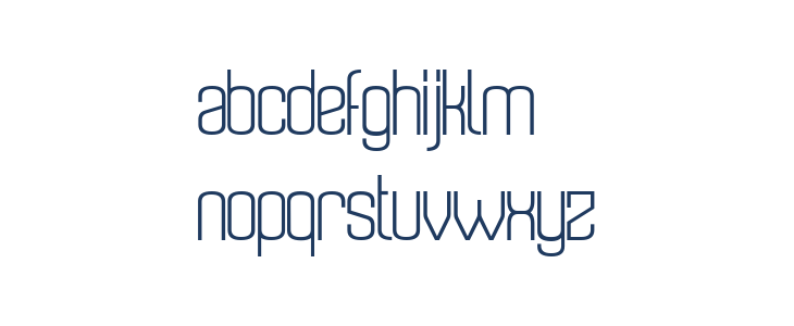 Mutenagen  Light Lowercase