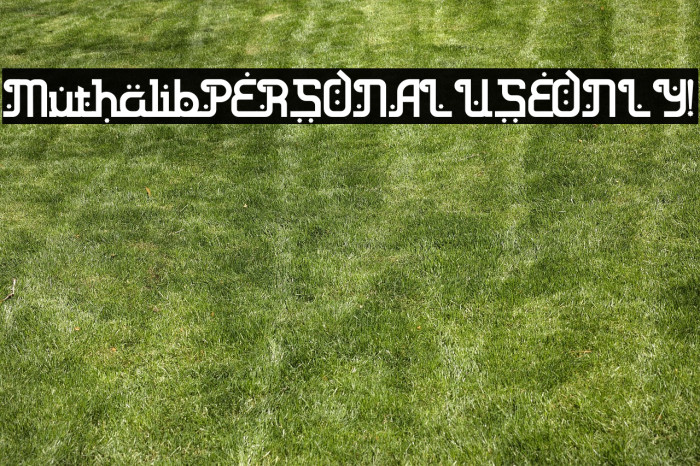 Muthalib PERSONAL USE ONLY! Example 2