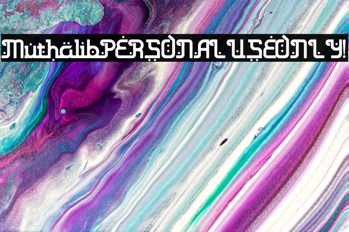 Muthalib PERSONAL USE ONLY! Example 3