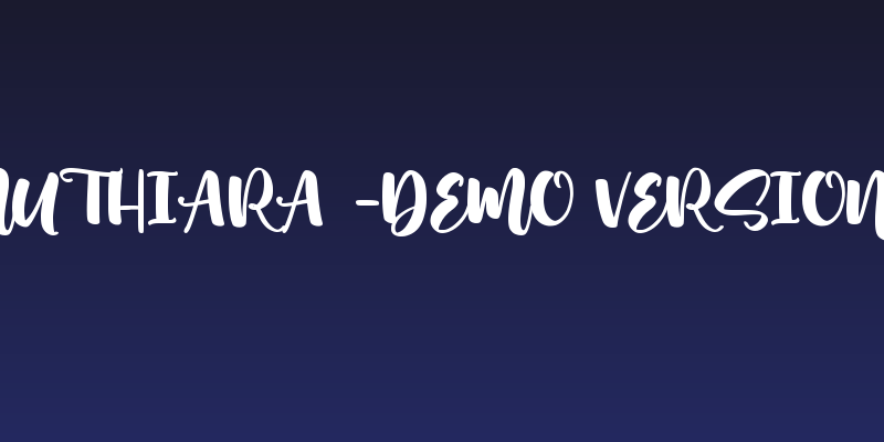 Muthiara -Demo Version- Social Header
