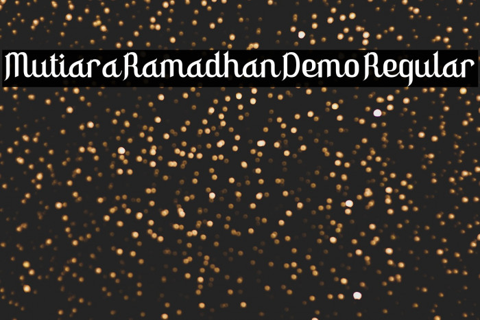 Mutiara Ramadhan Demo Regular Example 2
