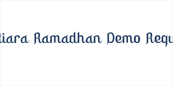 Mutiara Ramadhan Demo Regular Logo