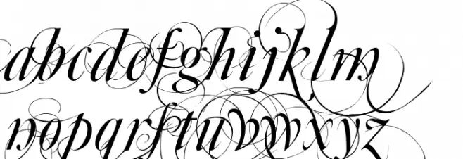 Mutlu Ornamental フォント 小文字
