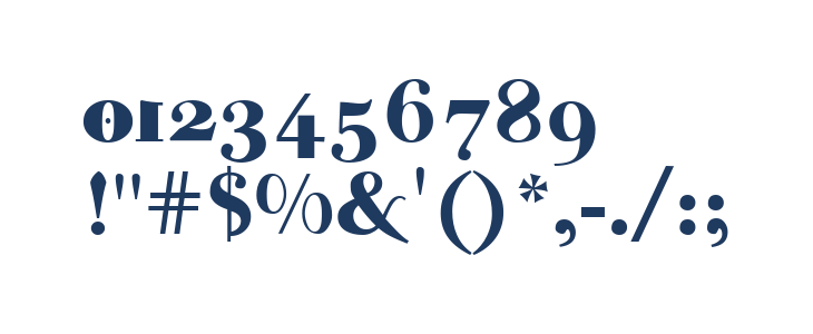 Mutoni Bold Other Characters