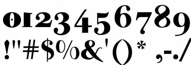 Mutoni Bold Font OTHER CHARS