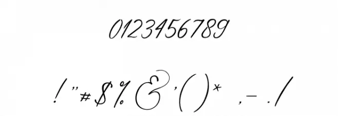 Muttaqin Demo Font OTHER CHARS