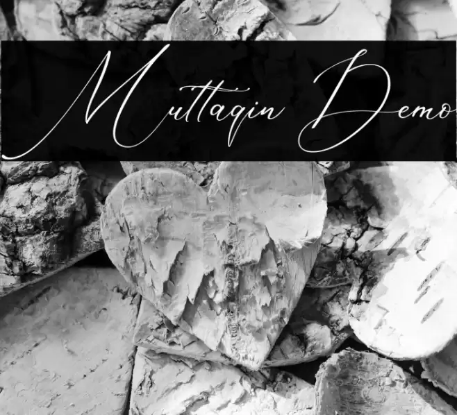 Muttaqin Demo Font examples