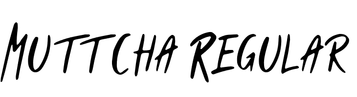 Muttcha Regular Font