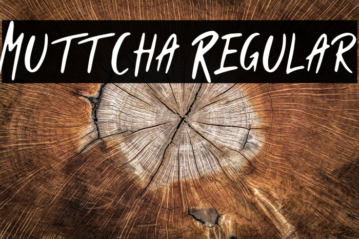 Muttcha Regular Font examples