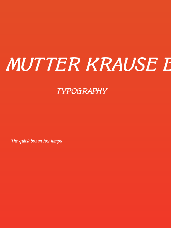 Mutter Krause Buch Bold Poster