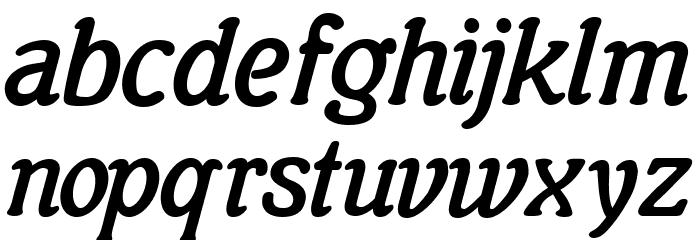 Mutter Krause Halbfett Bold Font LOWERCASE