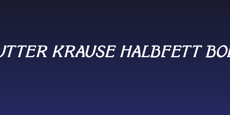 Mutter Krause Halbfett Bold Social Header