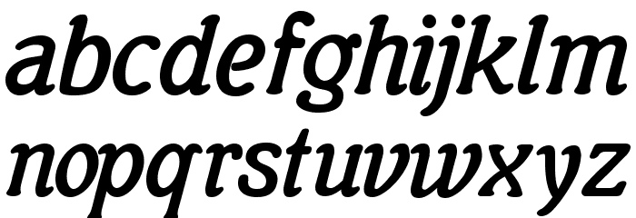 Mutter Krause Halbfett Bold Schriftart Kleinbuchstaben