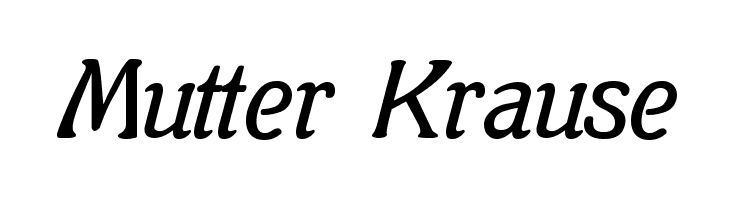 Mutter Krause  لخطوط تنزيل