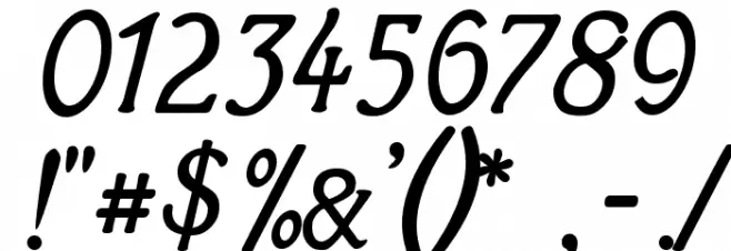 Mutter Krause Font OTHER CHARS