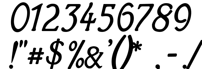 Mutter Krause Font OTHER CHARS