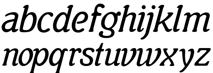 Mutter Krause Font LOWERCASE