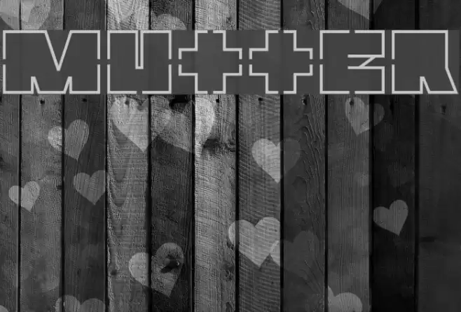 Mutter Font examples