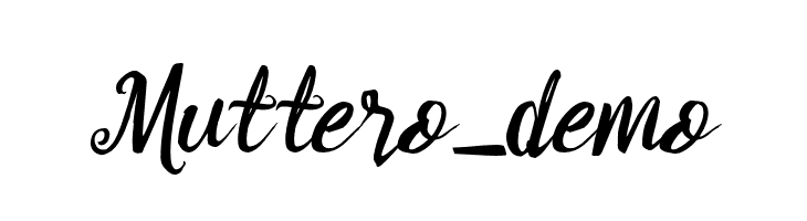Muttero_demo  baixar fontes gratis