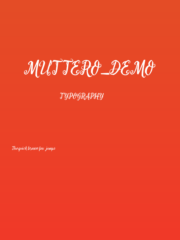 Muttero_demo Poster