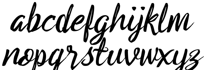 Muttero_demo Font LOWERCASE