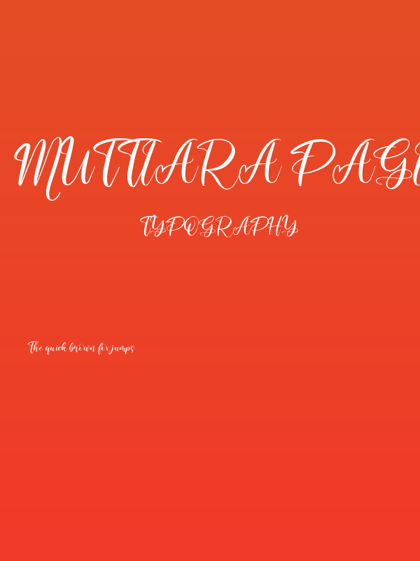 Muttiara Pagi Poster
