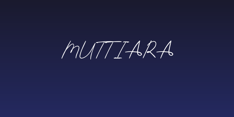 Muttiara Social Header