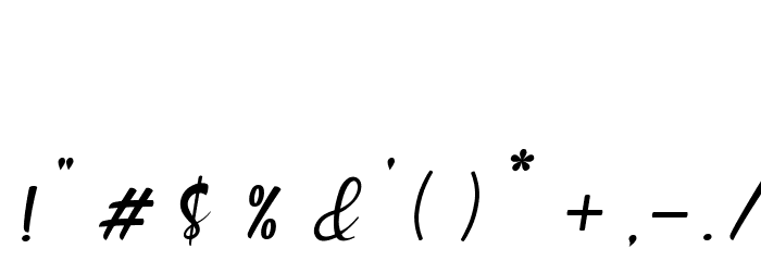 Muttung Font OTHER CHARS