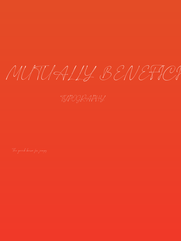 Mutually Beneficial Poster