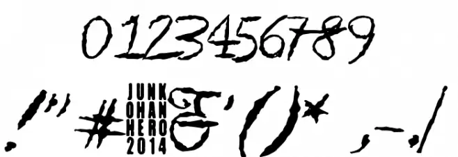 Muurahaiskarhu Font OTHER CHARS