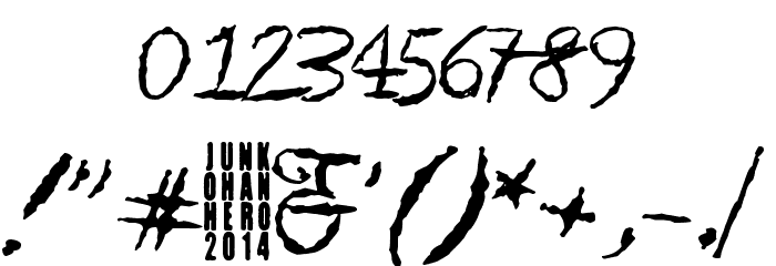 Muurahaiskarhu Font OTHER CHARS