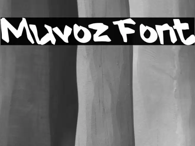 Muvoz フォント examples