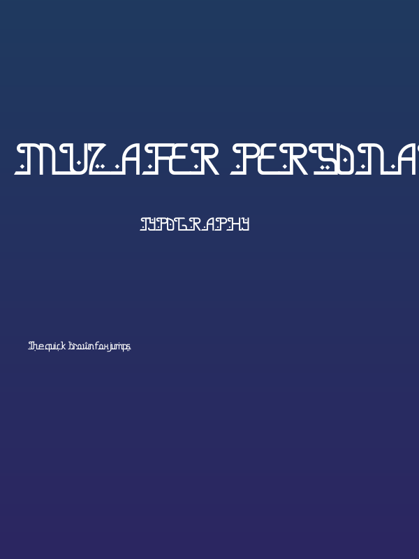 Muzafer PERSONAL USE ONLY! Poster