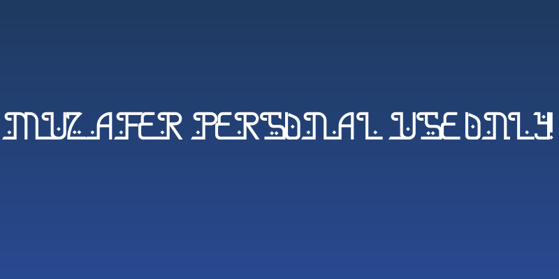 Muzafer PERSONAL USE ONLY! Social Header