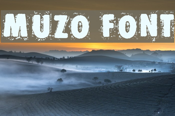 Muzo Font examples