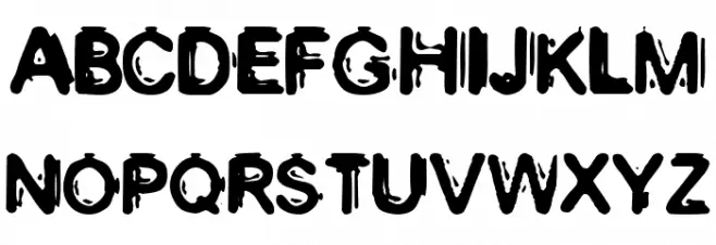 Muzzle Font UPPERCASE