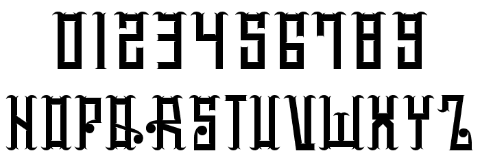 mucilage type Expanded Bold Font OTHER CHARS