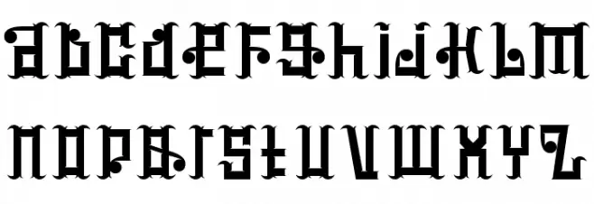 mucilagetype-ExpandedBold Schriftart Kleinbuchstaben