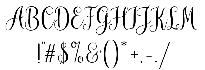 mudhisascriptdemo Font OTHER CHARS