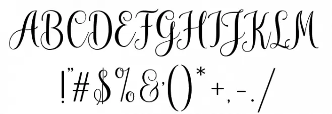 mudhisascriptdemo Font OTHER CHARS