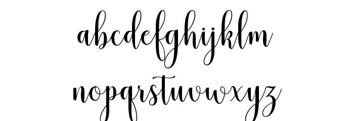 mudhisascriptdemo Font LOWERCASE