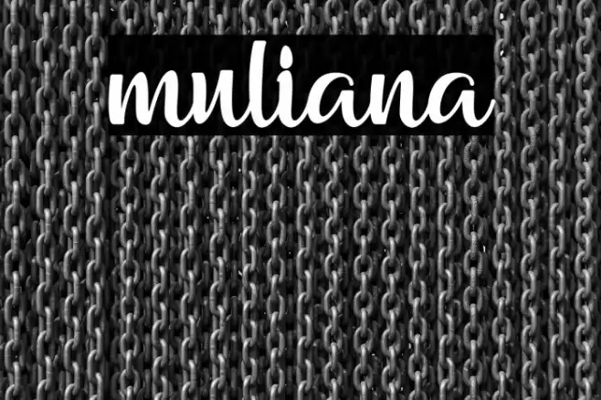 muliana Font examples