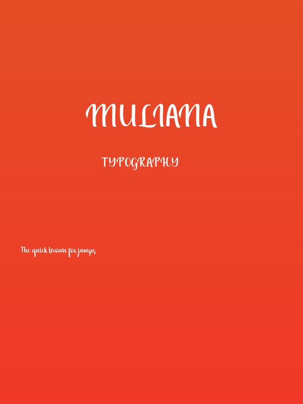 muliana Poster