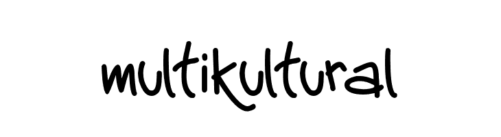 multikultural Caratteri